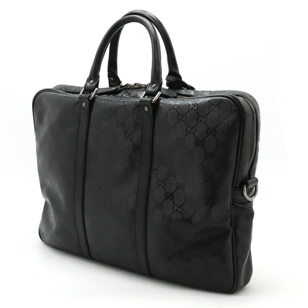 Gucci Black Implement Briefcase Gg Leather - image 1